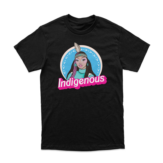 Indigenous Doll Tee Black